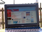 Fujitsu-Siemens Lifebook P7230 in Outdoor Verwendung