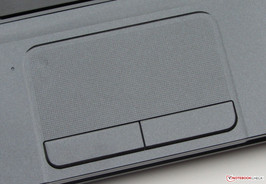 Das Touchpad unterstützt Multitouchgesten. Das Touchpad unterstützt Multitouchgesten.