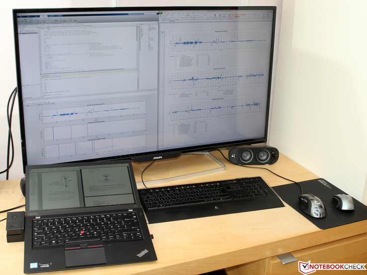 ThinkPad T460s an Philips BDM4065UC