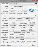 Systeminfo GPU-Z Intel HD Graphics (Ivy Bridge)
