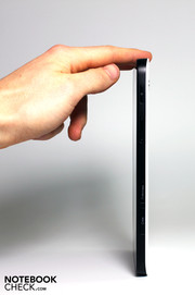 ...ist es allerdings deutlich kleiner als das iPad.