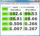 Systeminfo CrystalDiskMark (HDD)