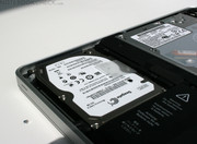Die Standard-HDD mit 5400rpm ist leise und bietet eine gute Geschwindigkeit.