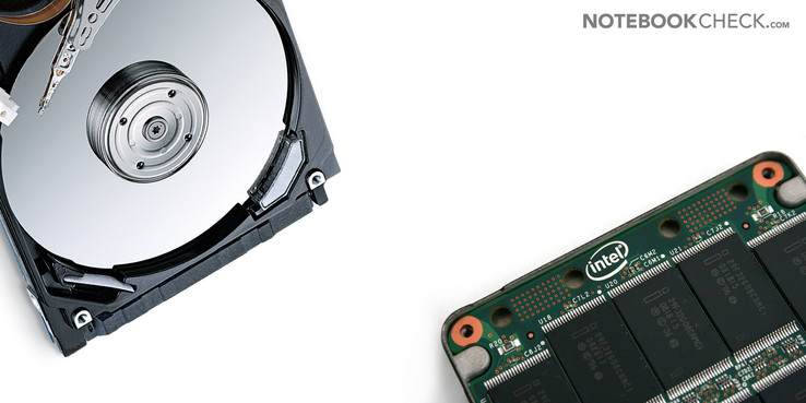 Rotierende Magnetscheiben bei HDDs versus Speicherchips bei SSDs