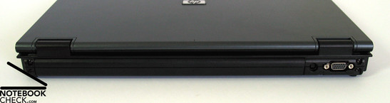 HP Compaq nx7400 Anschlüsse