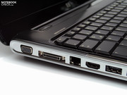 Geboten werden etwa Expansion Port, HDMI und eSATA Schnittstelle.