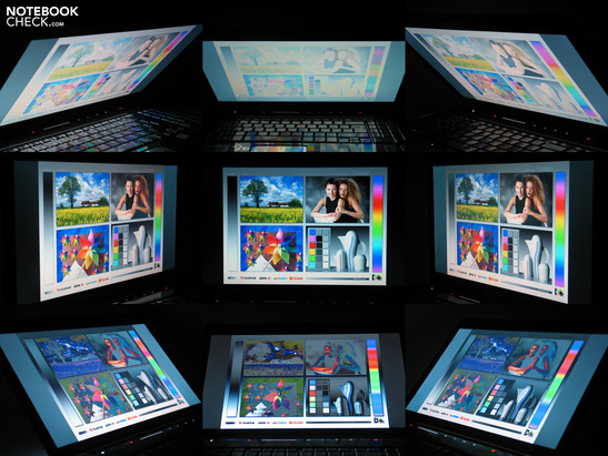 Blickwinkel HP Pavilion HDX16