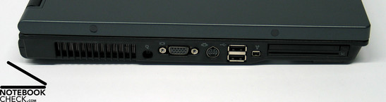 HP Compaq nx9420 Anschlüsse
