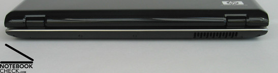HP Pavilion dv6598eg Anschlüsses HP Pavilion dv6598eg Anschlüsse
