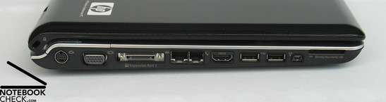 HP Pavilion dv6598eg Anschlüsse HP Pavilion dv6598eg Anschlüsse