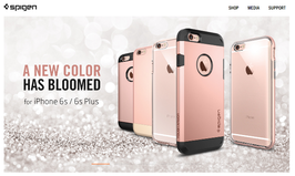 Ein Teaserbild des Hüllenmachers Spigen bestätigt die neue "Rose Gold"-Farboption der kommenden iPhones (Bild: Spigen)