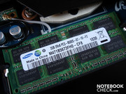 Der DDR3-Arbeitsspeicher taktet mit 1066 MHz.