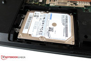 Gleich zwei Festplatten lassen sich im Notebook verbauen. Gleich zwei Festplatten lassen sich im Notebook verbauen.