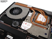 AMDs Radeon HD 6970M benötigt eine große Kühlkonstruktion.