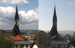 Vergleich: 0.7 Megapixel iPad 2 vs. 5-Megapixel-Cam im iPad 3rd Gen. (abweichende Tageszeit) Vergleich: 0.7 Megapixel iPad 2 vs. 5-Megapixel-Cam im iPad 3rd Gen. (abweichende Tageszeit)