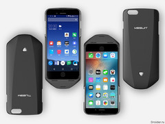 Ein Case, ein iPhone, zwei Ökosysteme: Das Mesuit Case zaubert Android aufs iPhone.