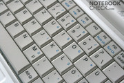 Die kleine Tastatur gehört jedoch eher zu den Schwachstellen des EeePCs.