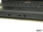 ... und üblichen 3.5 mm Audioschnittstellen.