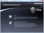 ... OneKey-Recovery, welches komfortable...