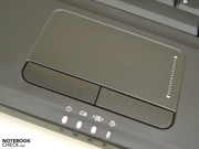 ...und ein Standard-Touchpad mit vertikaler Scrollleiste - leider kein Thinkpad-Trackpoint.