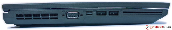 Lenovo ThinkPad L440 - Anschlüsse, linke Seite