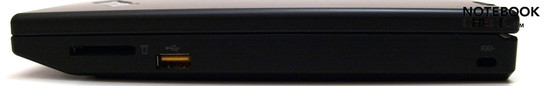 Rechte Seite: 4-in-1 Kartenleser, USB-2.0, Kensington Lock