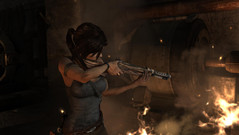 Lara und ein Schnellfeuergewehr? Passt das zusammen? Lara und ein Schnellfeuergewehr? Passt das zusammen?