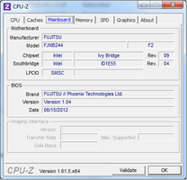 Systeminfo CPUZ Mainboard