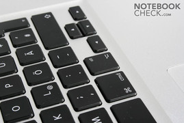 Einzeltasten Tastatur im MacBook Pro 17