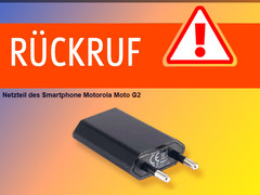 Brandgefahr: Aldi und Medion rufen Netzteile für das Smartphone Motorola Moto G2 zurück