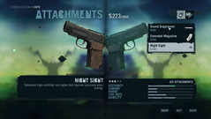 Cool: Die Waffen lassen sich mit Upgrades verbessern. Cool: Die Waffen lassen sich mit Upgrades verbessern.