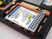 Keinen Mangel sollte es bezüglich des Massenspeichers geben, für den im GT627 eine 500GB Harddisk von Western Digital sorgt.