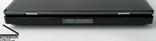 Vorderseite: Audio Ports Vorderseite: Audio Ports