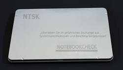 Das "Notebookcheck Tester's Survival Kit". Leider nicht überall erhältlich.