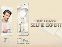 Oppo F1s: Smartphone mit 16-MP-Selfiekamera vorgestellt