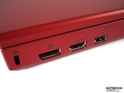 VGA fehlt, dafür gibt es DisplayPort und HDMI. VGA fehlt, dafür gibt es DisplayPort und HDMI.