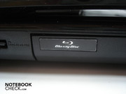 Blu-Ray-Laufwerk auf der linken Seite