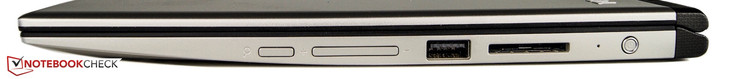 rechts: 1 x USB 3.0, SD-Kartenlesegerät