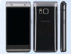 Samsung: Klapp-Smartphone SM-W2016 mit Doppeldisplay