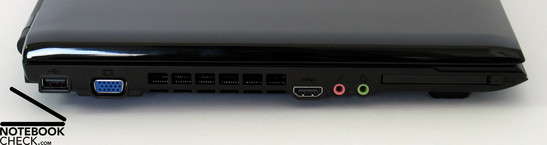 Samsung R70 Anschlüsse