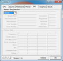 Systeminfo CPUZ Systeminfo CPUZ RAM SPD