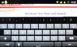 Virtuelle Tastatur am Nexus S...