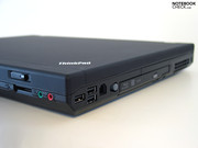 Das W700 bietet eine Reihe an Anschlussmöglichkeiten direkt am Notebook. Das W700 bietet eine Reihe an Anschlussmöglichkeiten direkt am Notebook.