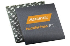 Helio P15: Ein Octa-Core-SOC von MediaTek mit Cortex A-53-Kernen und Mali T860 MP2-GPU.
