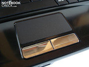 Das Touchpad ist äußerst winzig geraten.