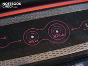 ... Schaltflächen zur Aktivierung/Deaktivierung der Eco- und Turbo-Funktion... ... Schaltflächen zur Aktivierung/Deaktivierung der Eco- und Turbo-Funktion...