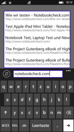 Windows Phone 8 Tastatur Windows Phone 8 Tastatur