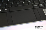 Das Touchpad hat eine ungewöhnliche Form.