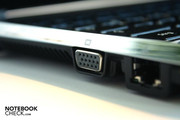 ...sowie einen VGA-Port.