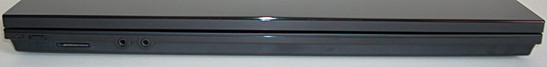 Front: WiFi switch, Multimedia Card Reader, Audio-out, Audio-in Front: WiFi switch, Multimedia Card Reader, Audio-out, Audio-in